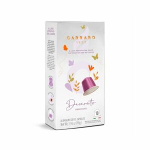 Cáspulas Nespresso CARRARO Decerato 10 cápsulas