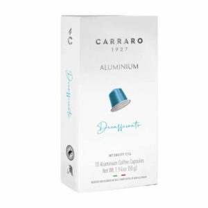Cápsulas Nespresso CARRARO Descaffeinato 10 capsulas