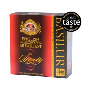 Basilur English Breakfast 100 bolsas.